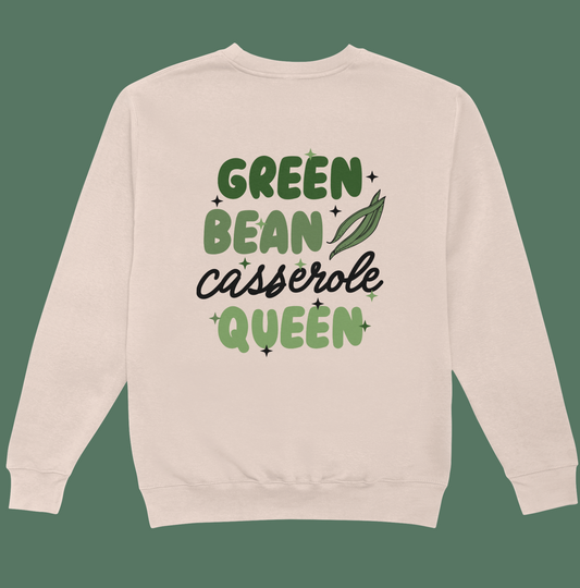 Green Bean Casserole Queen Adult Heavy Blend 8 oz 50/50 Crewneck Sweatshirt