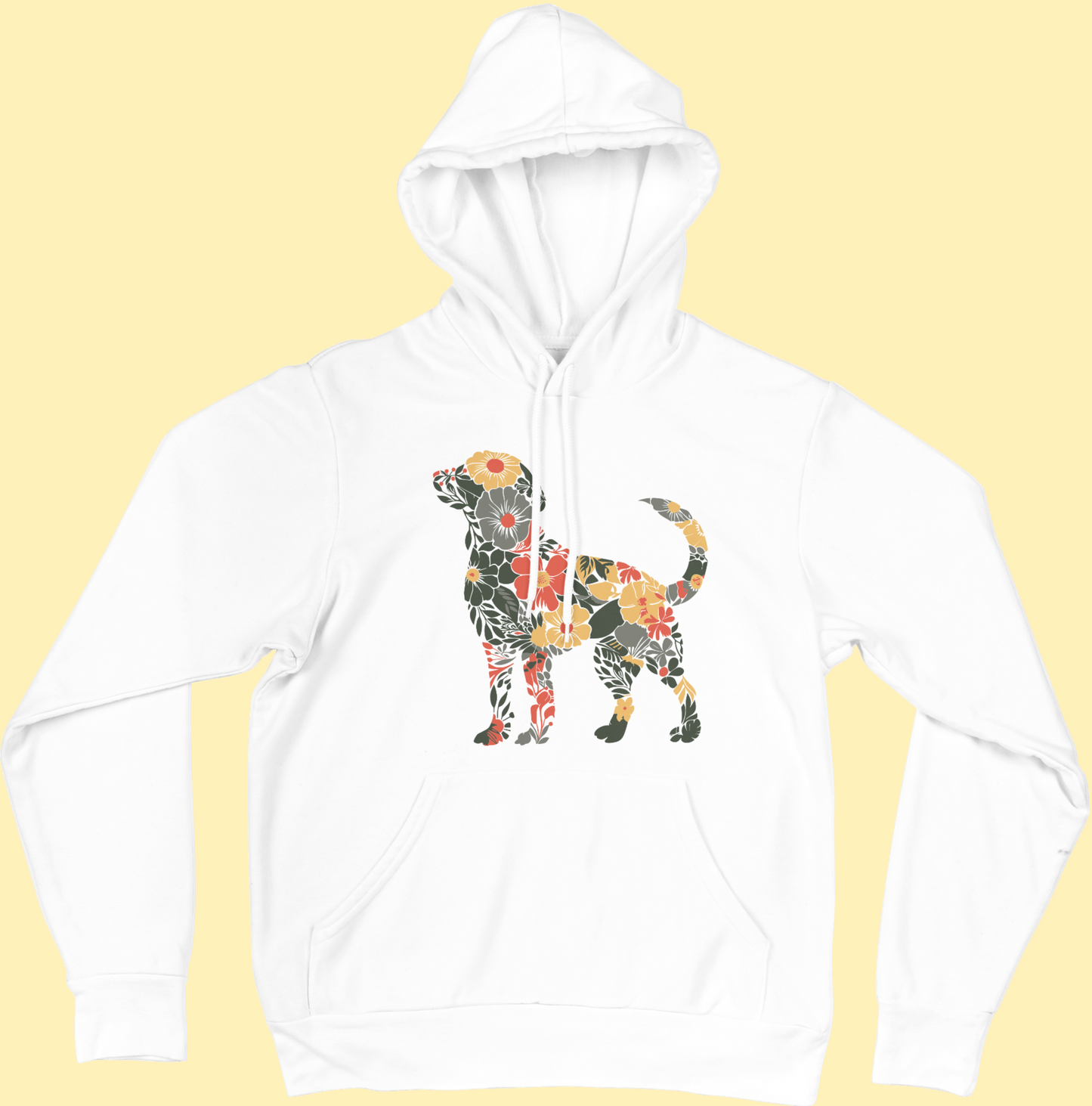 Flower Dog Adult Heavy Blend 8 oz 50/50 Hoodie